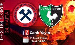 Zonguldakspor FK - Denizlispor maçı KANAL Z'de canlı yayınlanacak