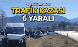 Trafik kazalarında 6 kişi yaralandı