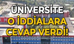 Üniversite o iddialara cevap verdi