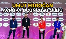 BARÜ’lü güreşçi Umut Erdoğan, Avrupa üçüncüsü oldu