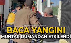 Baca yangını: Muhtar dumandan etkilendi