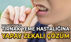 Tırnak yeme sorununa yapay zekâ destekli çözüm