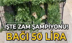 Zam şampiyonu: Bir bağı 50 Lira!