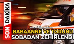 Babaanne ve torunu sobadan zehirlendi