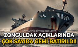 Zonguldak açıklarında çok sayıda gemi batırıldı