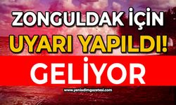 Zonguldak için uyarı yapıldı: Geliyor!