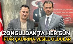 Ramazan ayı boyunca her gün Zonguldak'ta iftar çadırına vesile oldular: Murat Kulaç'tan Halil Alper'e ziyaret