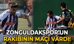 Zonguldakspor’un rakibinin maçı vardı