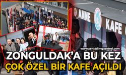 Zonguldak'a bu kez çok özel bir kafe açıldı