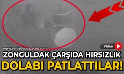 Zonguldak çarşıda hırsızlık: Dolabı patlattılar!