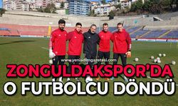 Zonguldakspor'da o futbolcu döndü