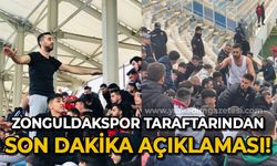 Zonguldakspor taraftarından son dakika açıklaması!