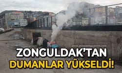 Zonguldak’tan dumanlar yükseldi