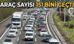 Araç sayısı 151 bini geçti
