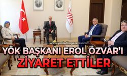 YÖK Başkanı Erol Özvar’ı ziyaret ettiler