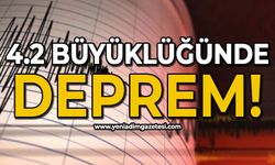 4.2 büyüklüğünde deprem!