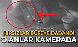 Hırsızlar büfeye dadandı
