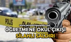 Öğretmene silahlı saldırı