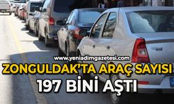 Zonguldak’ta araç sayısı 197 bini aştı