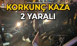 Korkutan kaza: 2 yaralı