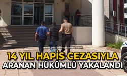 14 yıl hapis cezasıyla aranan hükümlü yakalandı