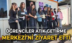 Öğrenciler, Atık Getirme Merkezi’ni ziyaret etti
