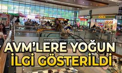 AVM'lere yoğun ilgi