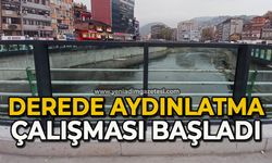 Derede aydınlatma çalışmaları başladı