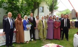 8 kadın halk eğitimde öğrendiği işçilikle, el emeği ürünlerle sergi açtı