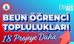 BEUN Öğrenci Toplulukları fikirleriyle geleceğe yön veriyor; ÜNİDES’TEN 18 projeye destek