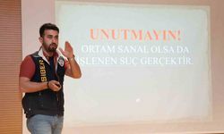 Öğrencilere siber suçlar anlatıldı