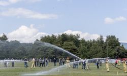 Orman yangını ekipleri kıyasıya yarıştı: En hızlı ekip Dörtdivan’dan çıktı