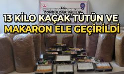 Zonguldak’ta 113 kilo kaçak tütün ve makaron ele geçirildi