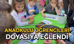 Anaokulu öğrencileri doyasıya eğlendi