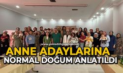 Anne adaylarına normal doğum anlatıldı