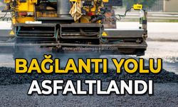 Bağlantı yolu asfaltlandı
