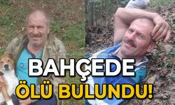 Bahçede ölü bulundu