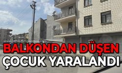 Balkondan düşen çocuk yaralandı
