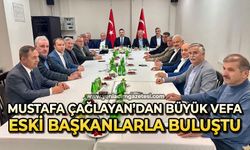Mustafa Çağlayan'dan büyük vefa: Eski Belediye Başkanları ile bir araya geldi