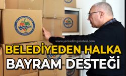 Belediyeden halka bayram desteği