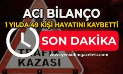 Zonguldak’ta bir yılda trafik kazasında 49 kişi hayatını kaybetti