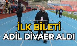 İlk bileti Adil Dilaver aldı