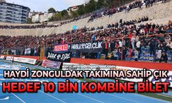 Haydi Zonguldak takımına sahip çık: Hedef 10 bin kombine bilet