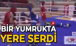 Rakiplerini bir yumrukta yere serdi!