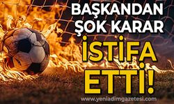Kulüp başkanından şok karar: Görevini bıraktı