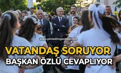 Vatandaş soruyor Başkan Özlü cevaplıyor