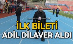 Satışa sunuldu: İlk bileti Adil Dilaver aldı