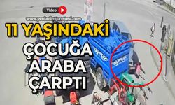 11 yaşındaki çocuğa araba çarptı