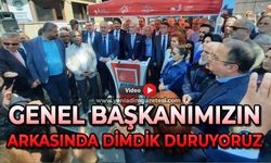 Genel Başkanımızın arkasında dimdik duruyoruz