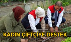Kadın çiftçiye destek